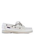 Docksides Portland White Leather
