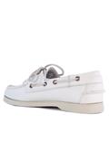 Docksides Portland White Leather