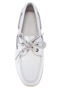 Docksides Portland White Leather