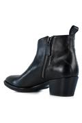 Low Texan Black Leather