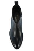 Low Texan Black Leather