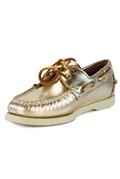 Docksides Portland Met Gold Leather