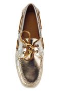 Docksides Portland Met Gold Leather
