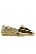 Alpargata Tela Camou Glitter Oro