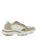 Charlotte Bianco Beige Pelle Camoscio Nylon