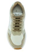 Charlotte Bianco Beige Pelle Camoscio Nylon