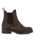 Palm Brown Coffee Suede