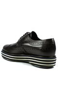 Florida Multi Blue Flat Black Leather
