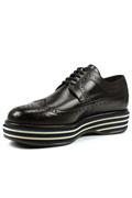 Florida Multi Blue Flat Black Leather