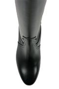 High Heel Boots Black Leather