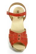 Sandalo Legno Frency Nappa Rosso Mattone
