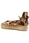 Espadrillas Pail-B Marron Rame Paillettes