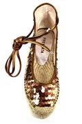 Espadrillas Pail-B Marron Rame Paillettes