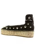 Espadrillas Tela Linen Nero Boule