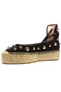 Espadrillas Tela Linen Nero Boule