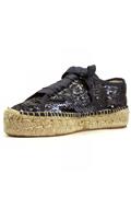 Sneaker Corda Paillettes Sequi Blu