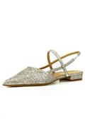 Maras Silver Glittered Leather