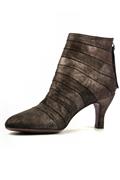 Margherita Camoscio Laminato Bronzo