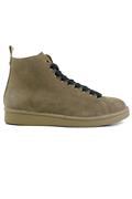 P01 Walnut Suede Cobalt Laces