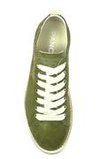 P01 Green Sage Suede Canvas Laces Yellow White