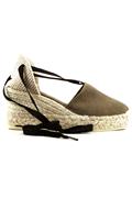 Rem Taupe Canvas Black Laces