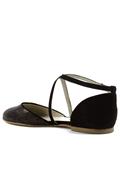 Rosa Black Pailettes Suede