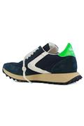 Start Heritage Deep Blue Vintage Nylon Suede Leather
