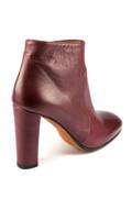 Zip Ankle Boots Red Barolo