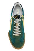 Volley Green Nylon Suede Leather