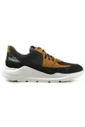 Vienna Black Nylon Brown Nabuck