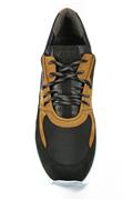 Vienna Black Nylon Brown Nabuck