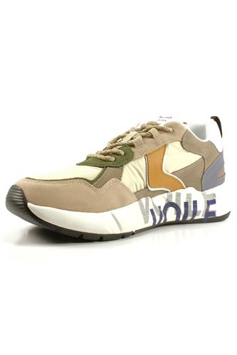 CLUB16 Nylon Beige Camoscio Verde Giallo Pelle Azzurra