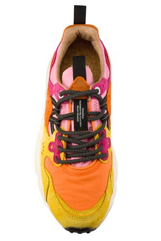 Yamano 3 Orange Nylon Yellow Pink Suede