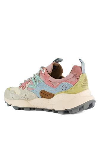 Yamano 3 Beige Nylon Pink Light Brown Suede