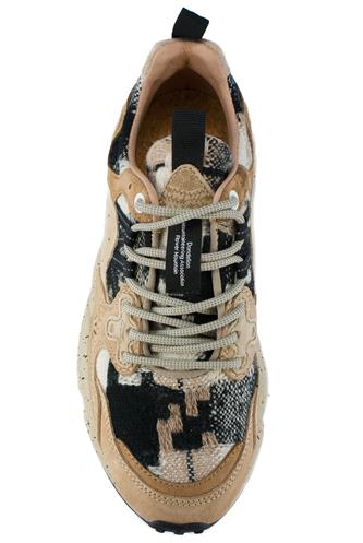 Yamano 3 Mud Light Brown Black Suede Cloth