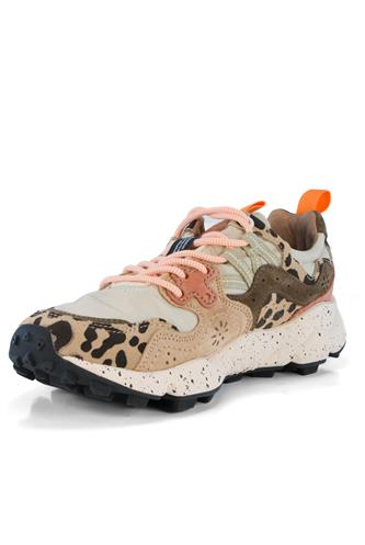Yamano 3 Nylon Latte Camoscio Beige Marrone Chiaro Animalier