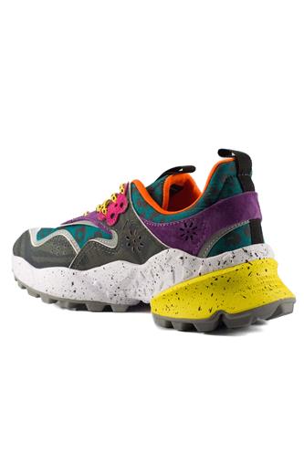 Kotetsu Nylon Verde Bottiglia Militare Camoscio Viola