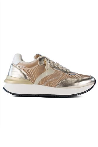 Qwark Easy SF Platinum Nylon Laminated Leather White, VOILE BLANCHE