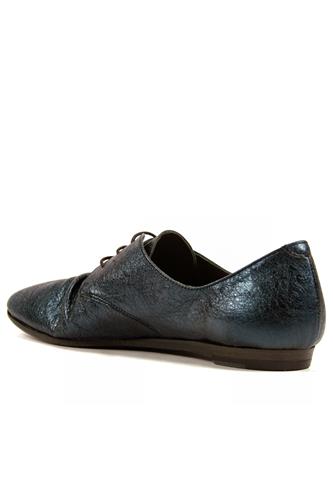 Lesly Stringata Carem Laminato Blu