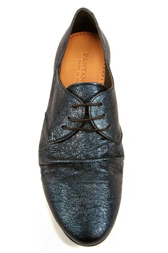 Lesly Stringata Carem Laminato Blu