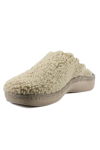 Pantofola Lana Beige
