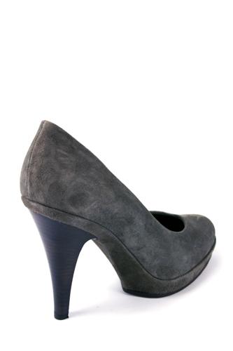 Decolletè Grey Suede