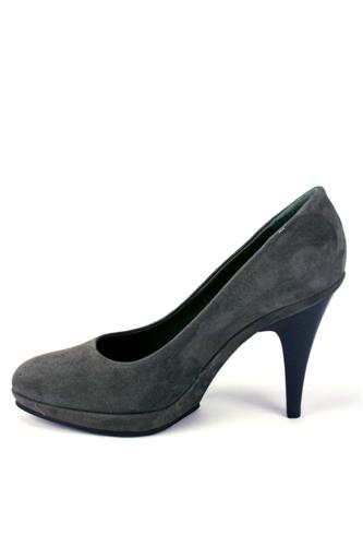 Decolletè Grey Suede