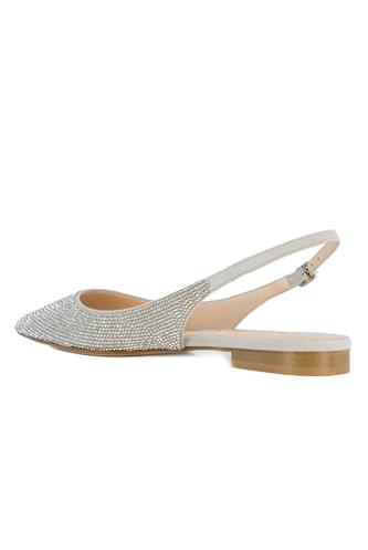 Chanel Glittered Leather Crystal Silver