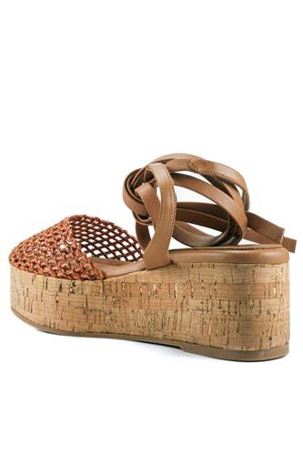 Kala Raffia Pelle Camel