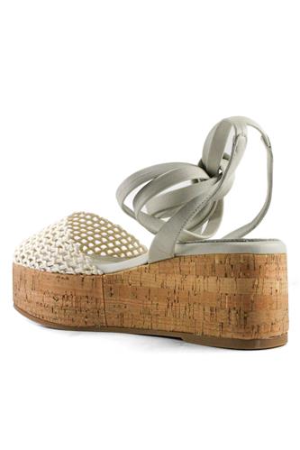 Kala Raffia Pelle Bianca