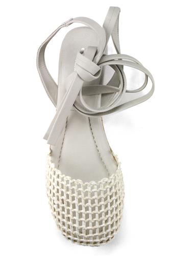 Kala Raffia Pelle Bianca