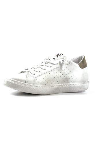 2SU Taupe Suede White Leather