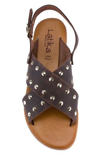 Nab Brown Nabuk Studs