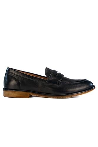 Glove Blue Navy Leather, TRIVER FLIGHT